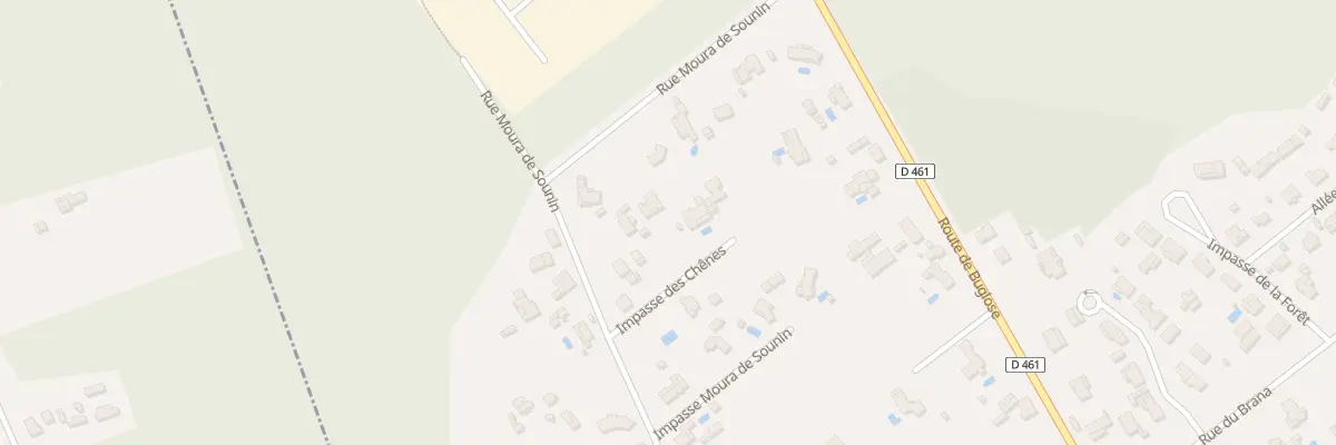 Plan du 440 Rue Moura de Sounin à Téthieu