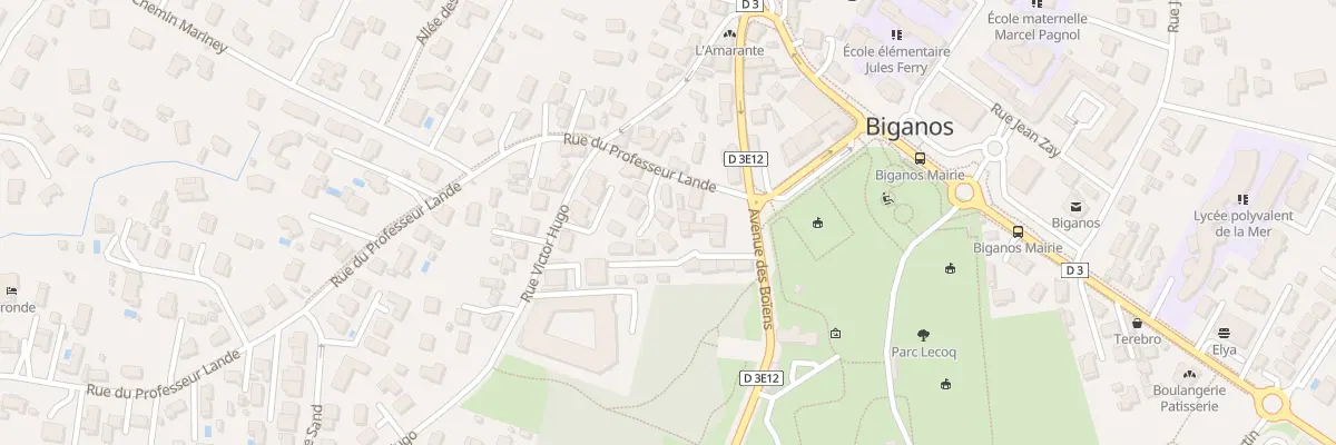 Plan du 5B Rue du Prof Lande à Biganos