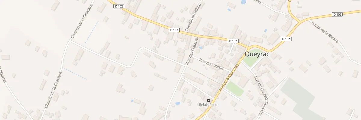 Plan du 5 Rue des Platanes à Queyrac