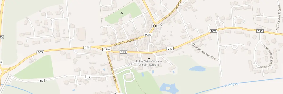 Plan du 4 Pl de l’Eglise à Loiré