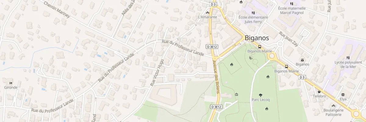Plan du 5 Rue du Prof Lande à Biganos