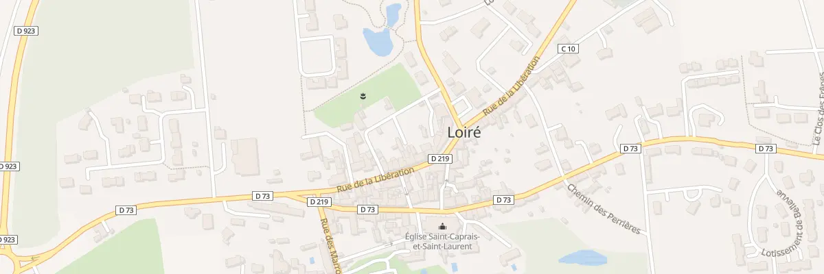 Plan du 16 Rue de la libération à Loiré