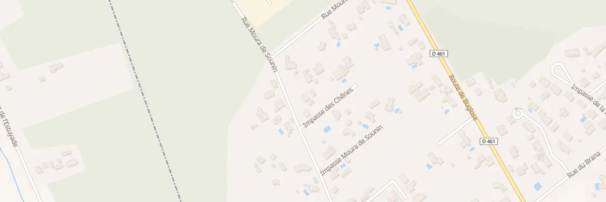 Plan du 406 Rue Moura de Sounin à Téthieu