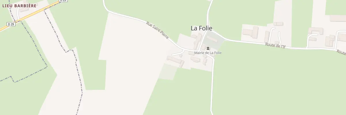 Plan du 308 Rue Saint-Pierre à La Folie