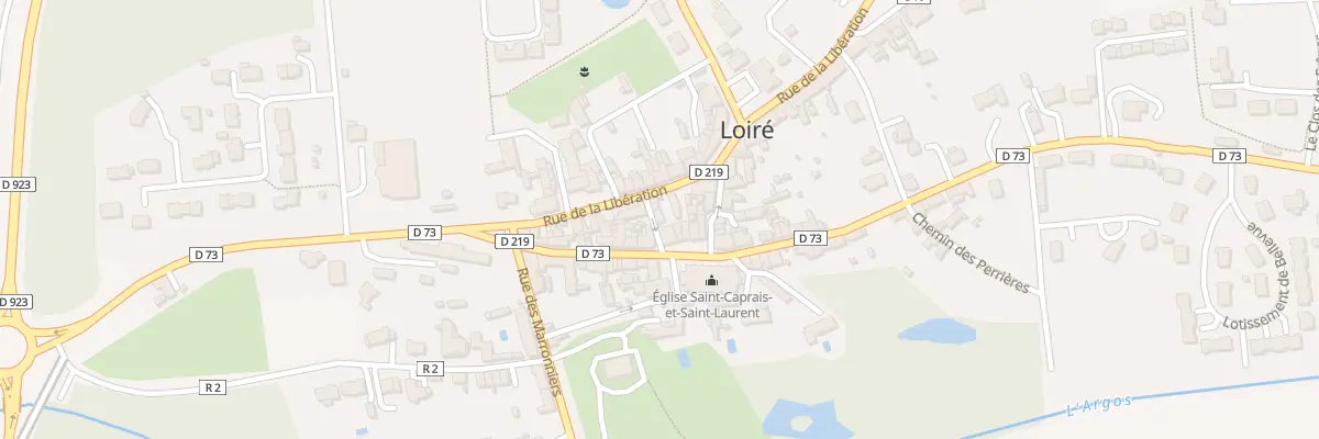 Plan du 4 Rue des mimosas à Loiré