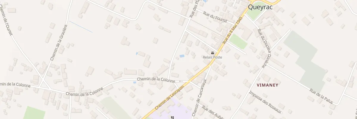 Plan du 14 Rue des Platanes à Queyrac