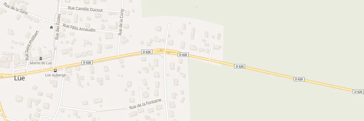 Plan du 566 Rte de la Grande Lande à Lüe