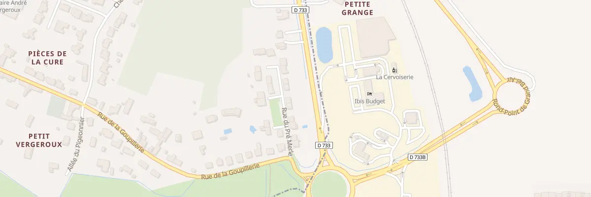Plan du 16 Rue du Pré Merle à Vergeroux