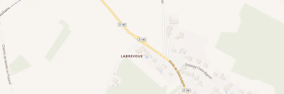 Plan du 62 Rte de Saint Sulpice à Médis