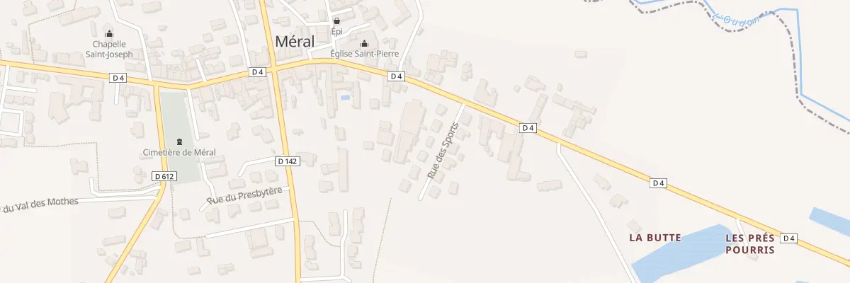 Plan du 5 Rue des Sports à Méral