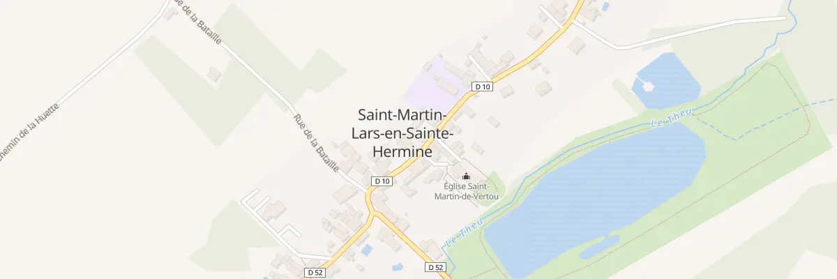 Plan du 10 Rue des grands bois à Saint-Martin-Lars-en-Sainte-Hermine