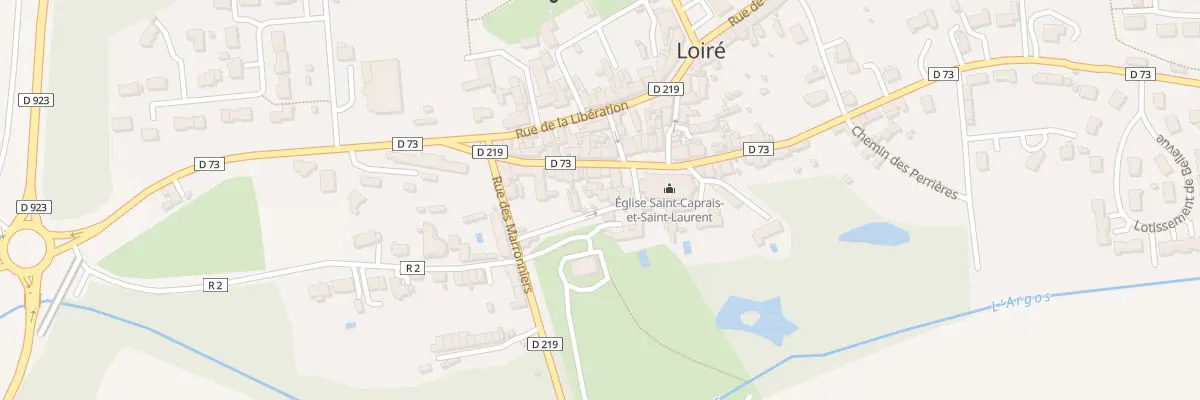 Plan du 3 Che de Lourdes à Loiré