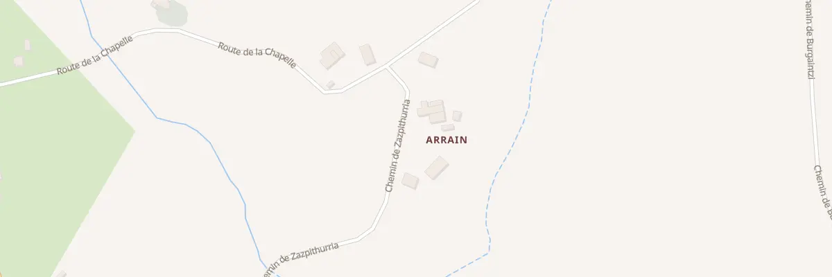 Plan du 129 Che de Zazpithurria à Arbouet-Sussaute