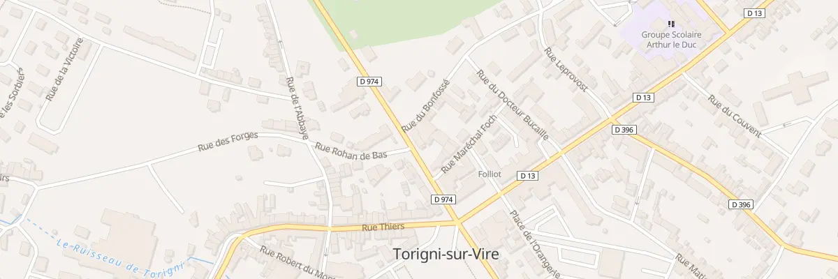 Plan du 10 Rue Havin Torigny à Torigny-les-Villes