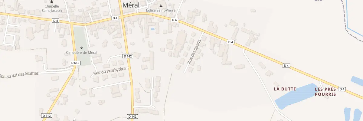 Plan du 9 Rue des Sports à Méral