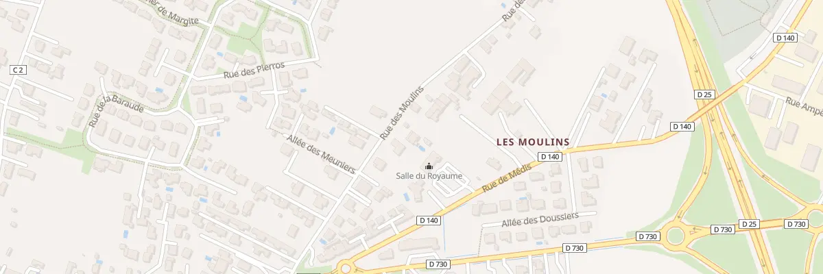 Plan du 22 Rue des Moulins à Saint-Georges-de-Didonne