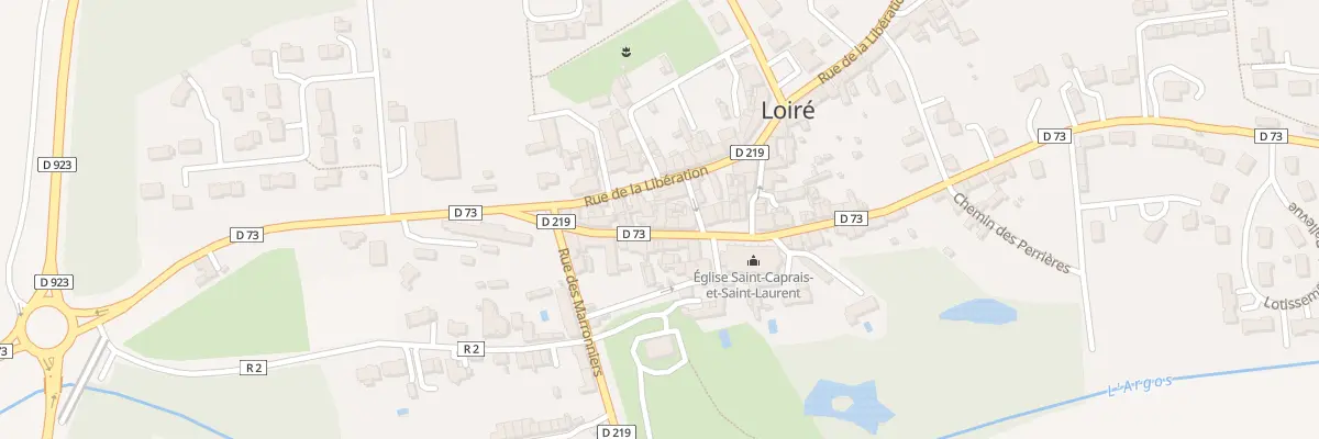Plan du 8 Rue des camélias à Loiré