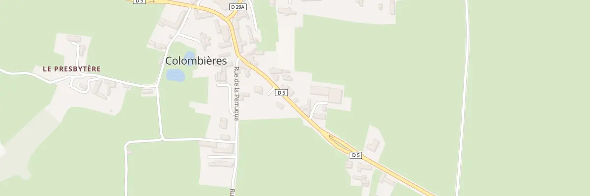 Plan du 5042 Le Bourg à Colombières