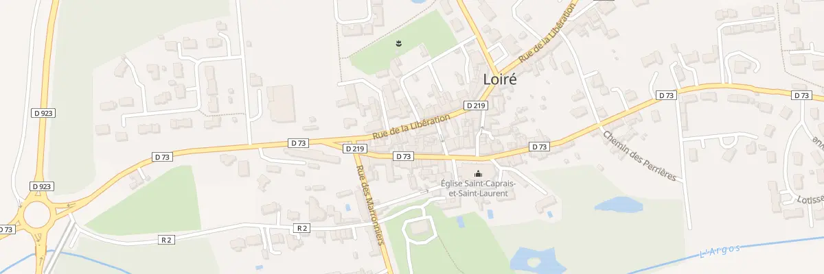 Plan du 9 Rue de la libération à Loiré