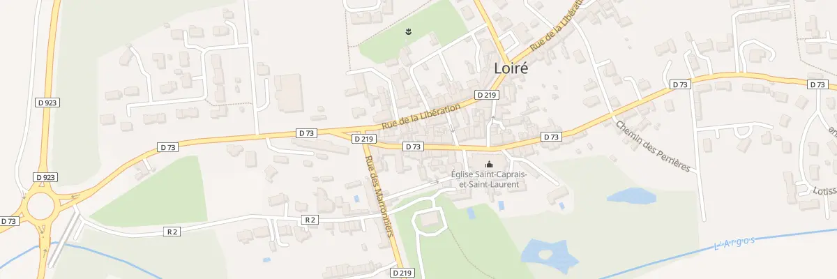 Plan du 6 Rue des camélias à Loiré