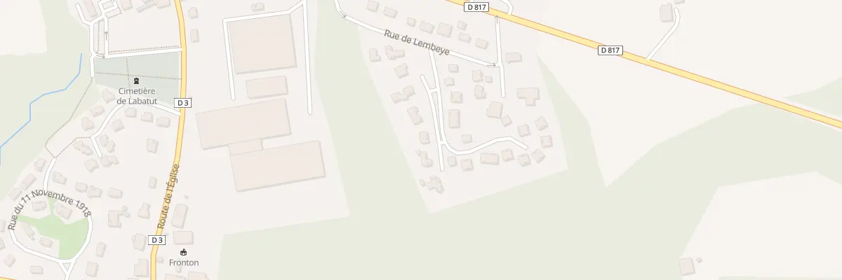 Plan du 104 Imp Lembeye à Labatut