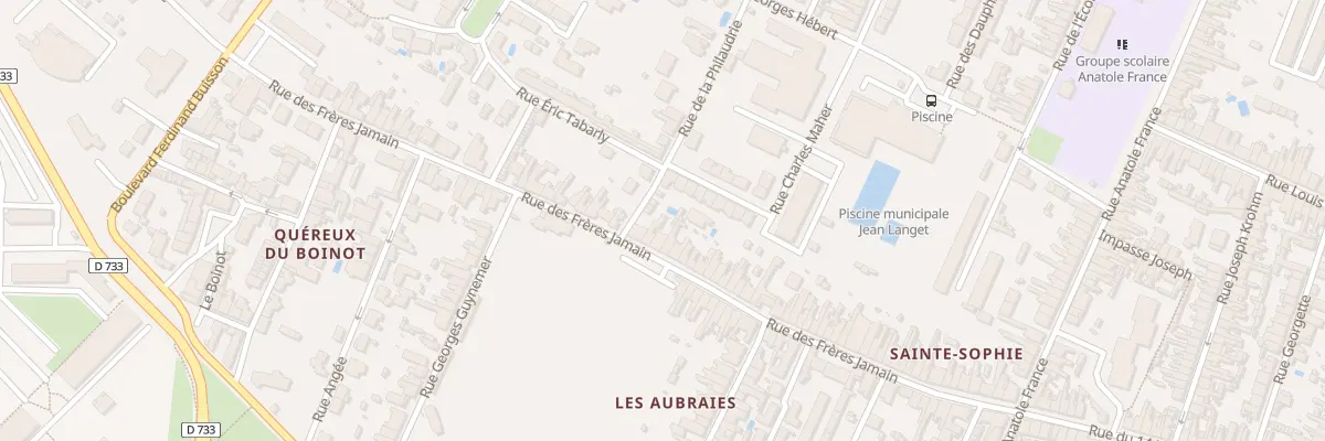 Plan du 1 Rue de la Philaudrie à Rochefort