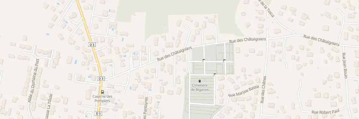 Plan du 16 Rue des Châtaigniers à Biganos