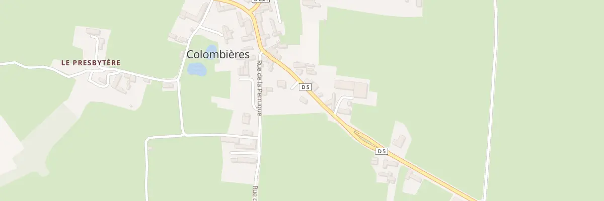 Plan du 5137F Le Bourg à Colombières