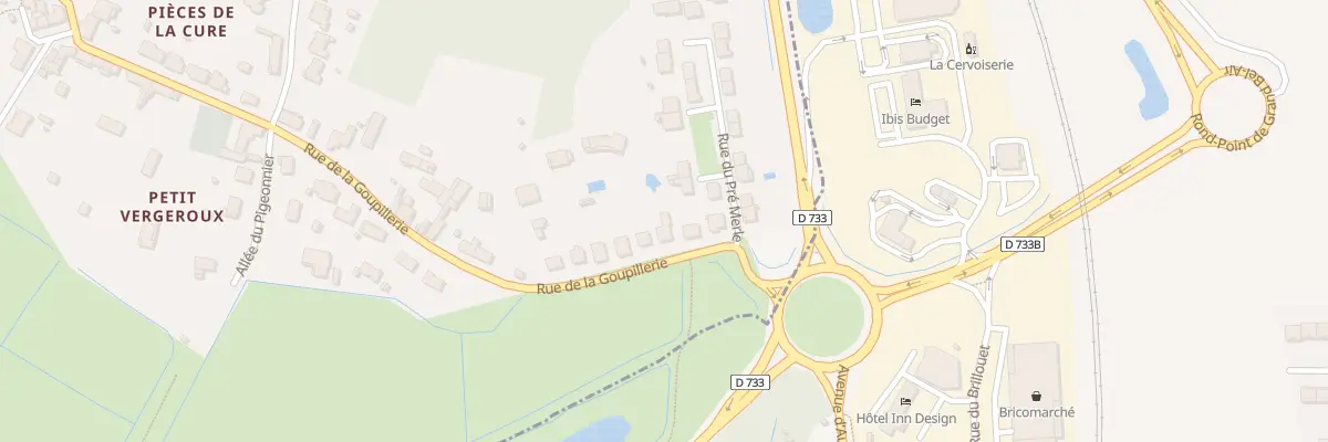 Plan du 5 Rue de la Goupillerie à Vergeroux