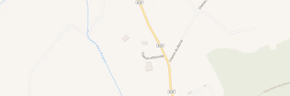 Plan du 66 Che d’Escouey à Castagnède