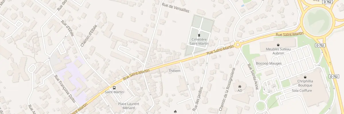 Plan du 73 Rue Saint Martin (Beaupreau) à Beaupréau-en-Mauges