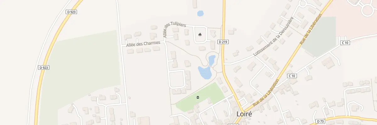 Plan du 13 All des Tilleuls à Loiré