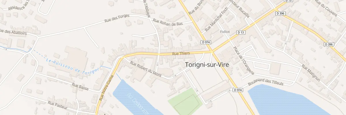 Plan du 21 Rue Thiers Torigny à Torigny-les-Villes