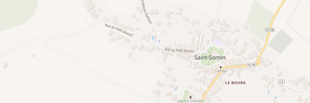 Plan du 13 Rue du Petit Moulin à Saint-Sornin