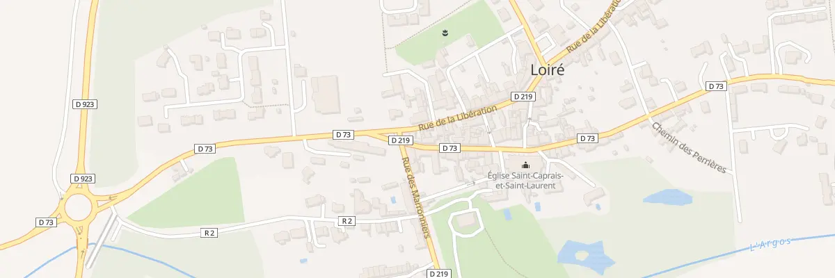 Plan du 3 Rue de la libération à Loiré