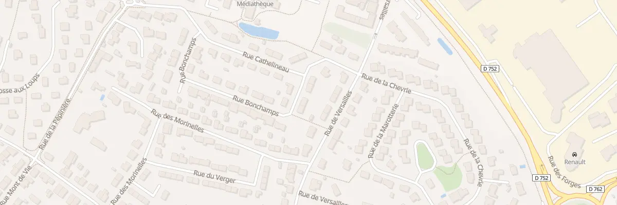 Plan du 5 Rue Bonchamps (Beaupreau) à Beaupréau-en-Mauges