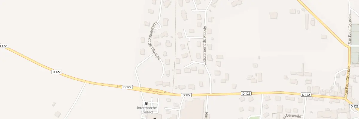 Plan du 9 Lot du Plessis à Fougerolles-du-Plessis