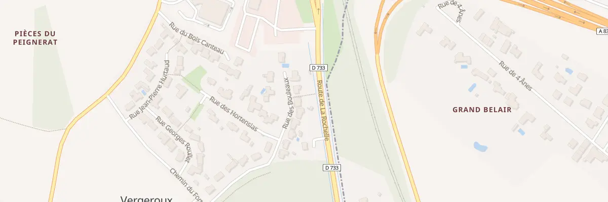 Plan du 11 Rue des Bouleaux à Vergeroux