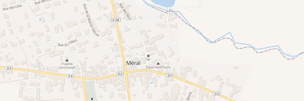 Plan du 3 Rue des Lierres à Méral