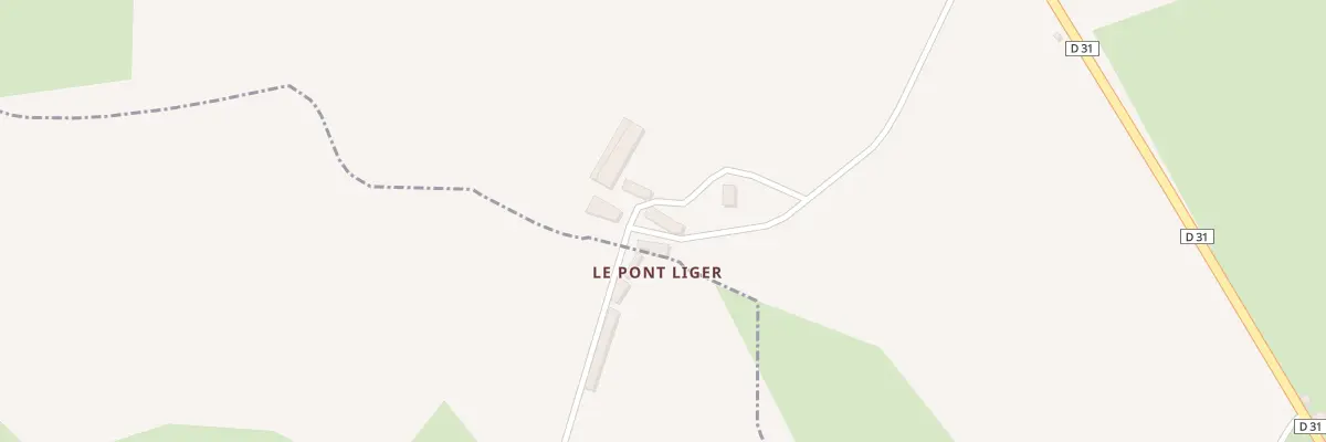 Plan du 4 Le Pont Liger à Montaudin