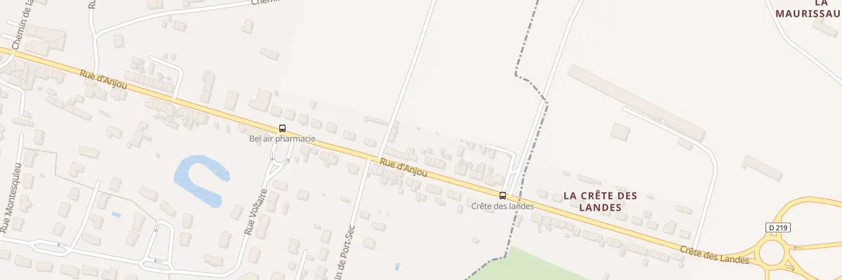 Plan du 62 Rue d’Anjou (Combree) à Ombrée d’Anjou