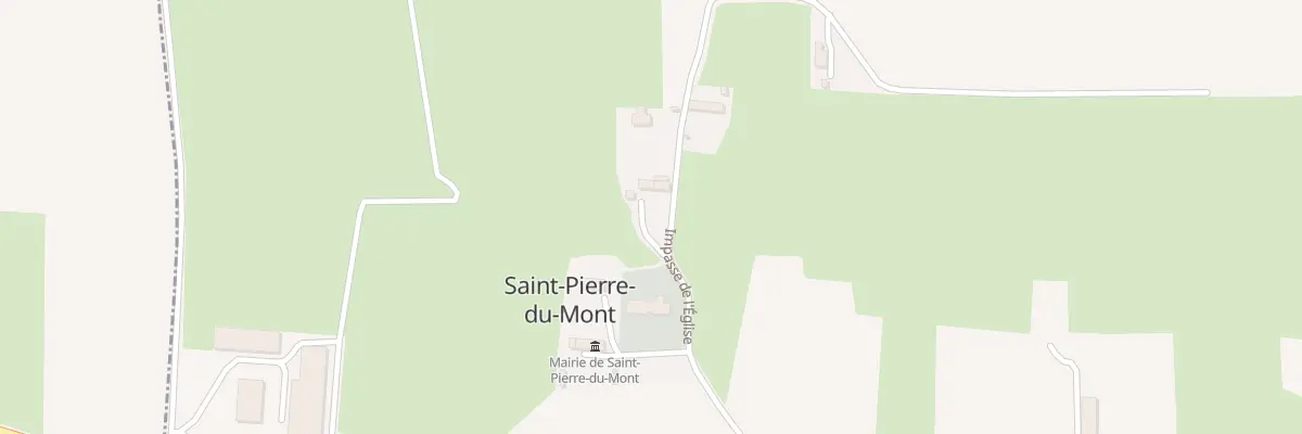 Plan du 5004 L’Eglise à Saint-Pierre-du-Mont