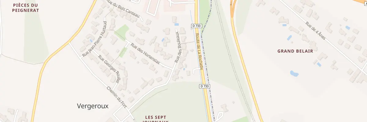Plan du 7 Rue des Bouleaux à Vergeroux