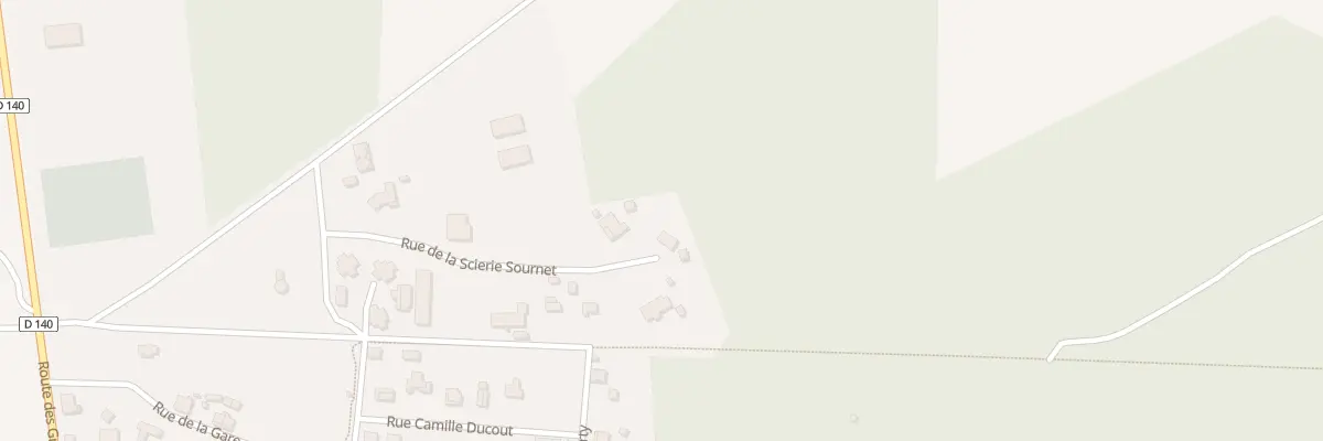 Plan du 257 Rue Scierie Sournet à Lüe