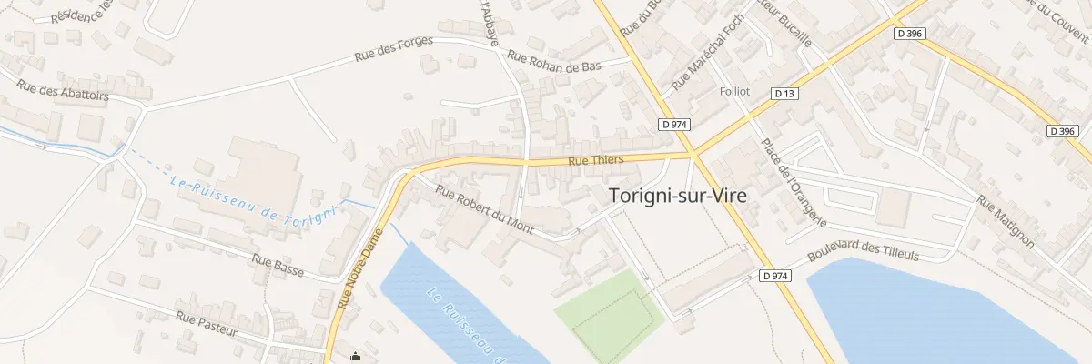 Plan du 27 Rue Thiers Torigny à Torigny-les-Villes