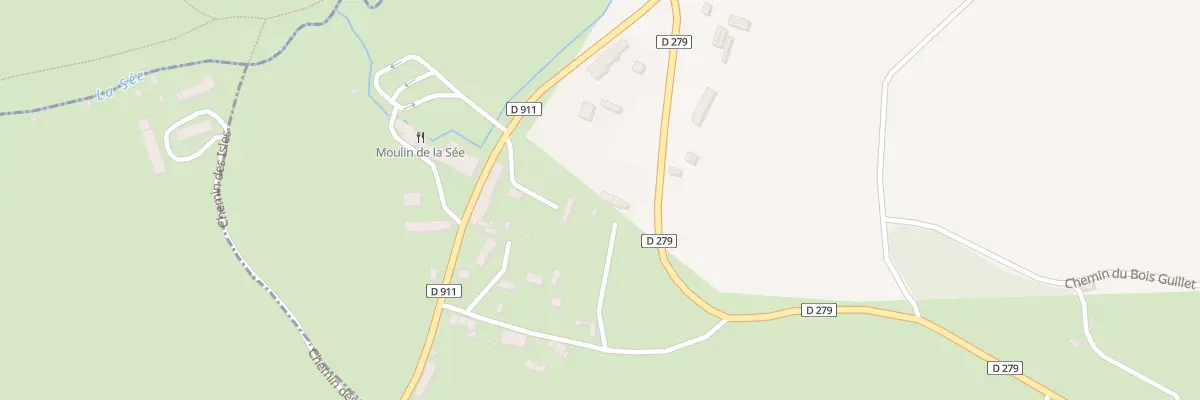 Plan du 2 Rte de la Vallée à Brouains
