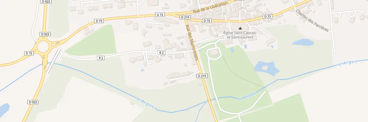 Plan du 2 Che du Haut Village à Loiré