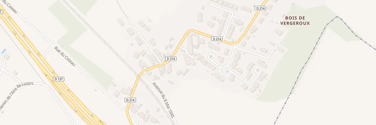 Plan du 2 Che du Bois à Vergeroux
