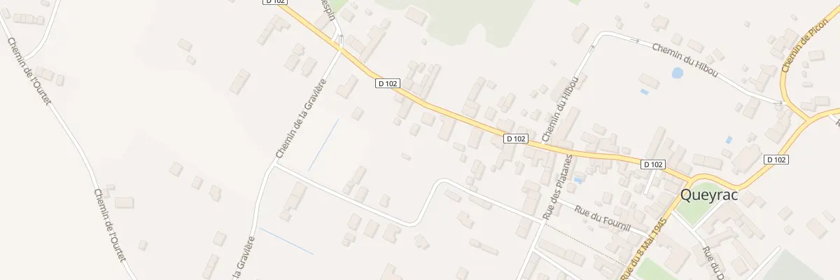 Plan du 102A Le Bourg à Queyrac