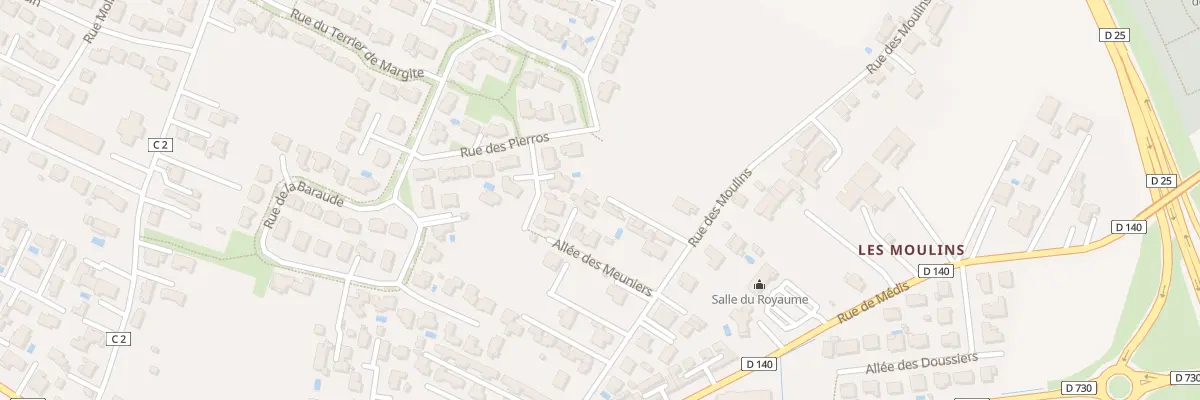 Plan du 25T Rue des Moulins à Saint-Georges-de-Didonne